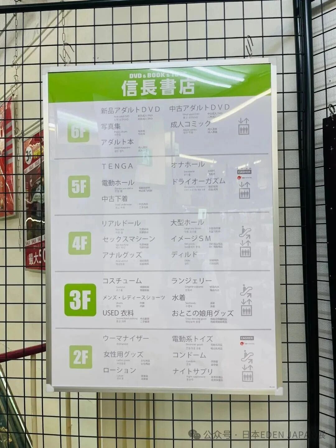 信长书店楼层导视