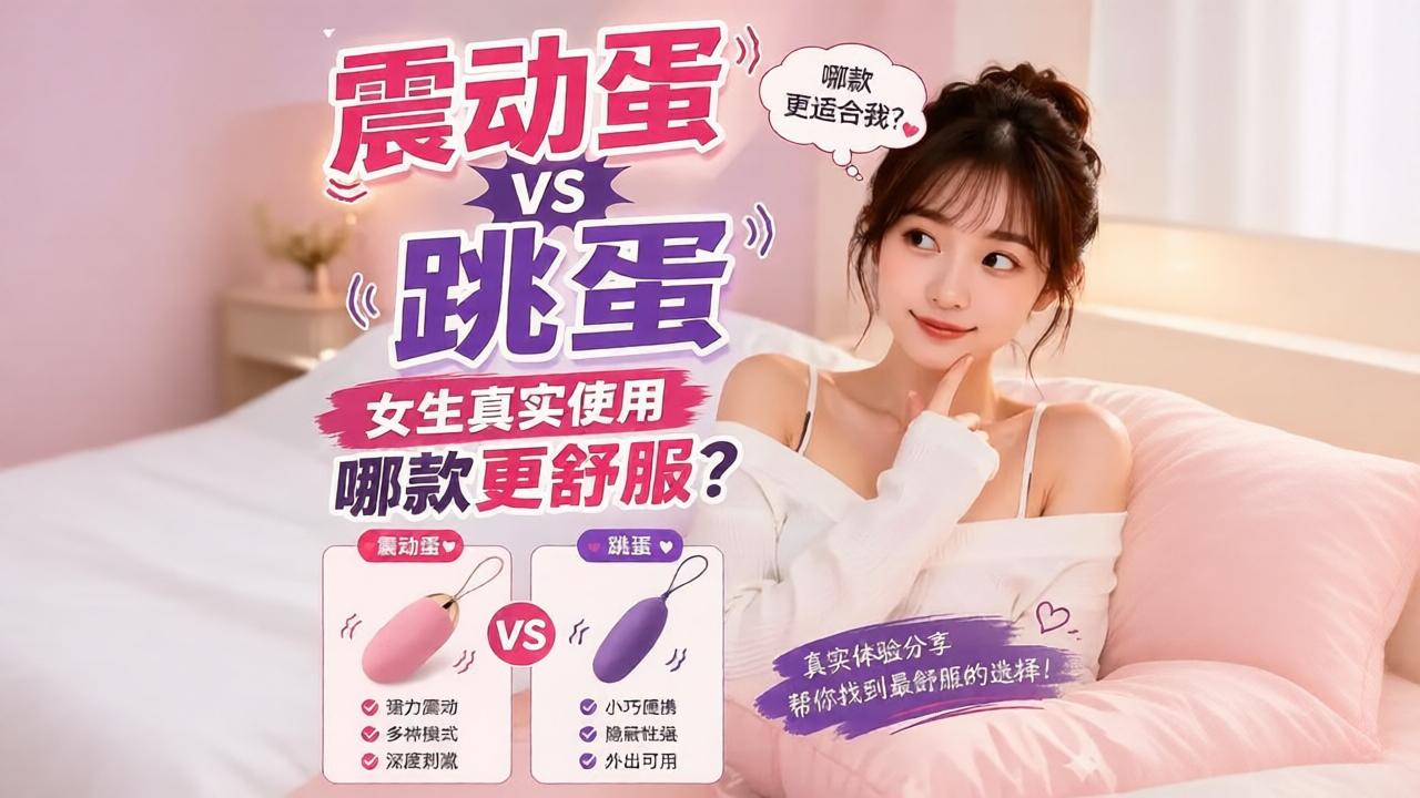 震动蛋和跳蛋到底差在哪？女生真实体验说清楚，别再买错
