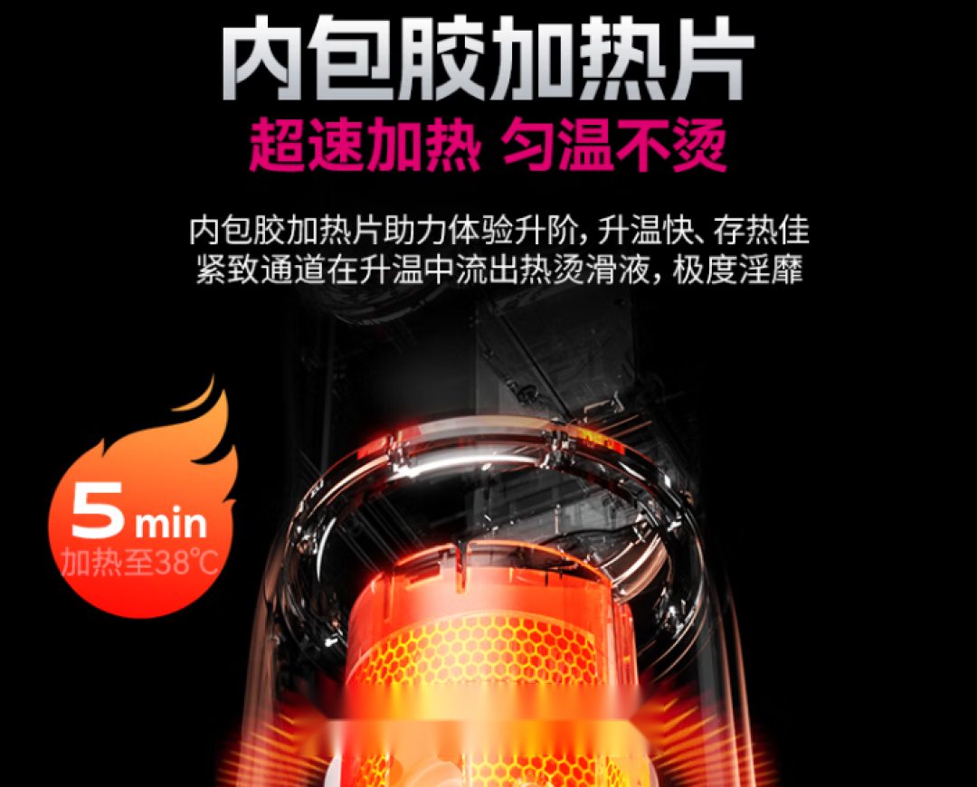 怪兽集合GX5内胆加热示意图,最高38度