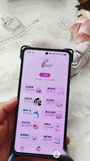 动图:手机APP女性向界面