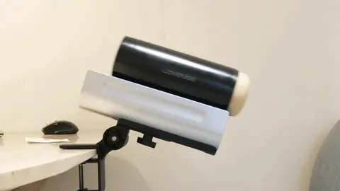 随机模式下机器伸缩节奏变化的动图